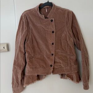 Free People Velvet  Utility Jacket